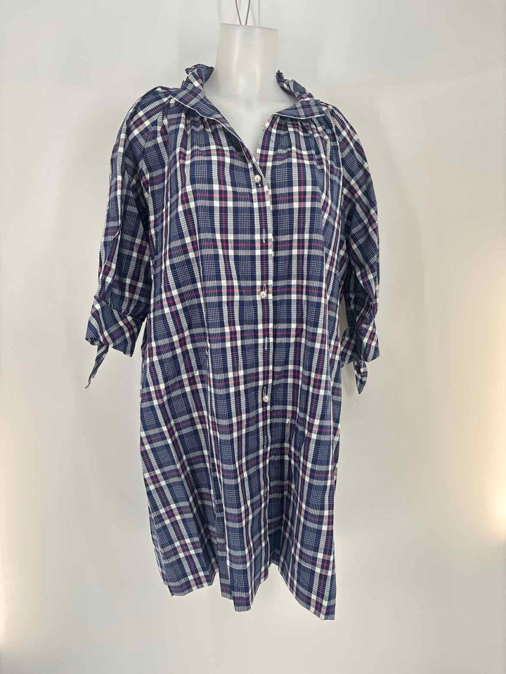 Size M/L Blue Print Dress