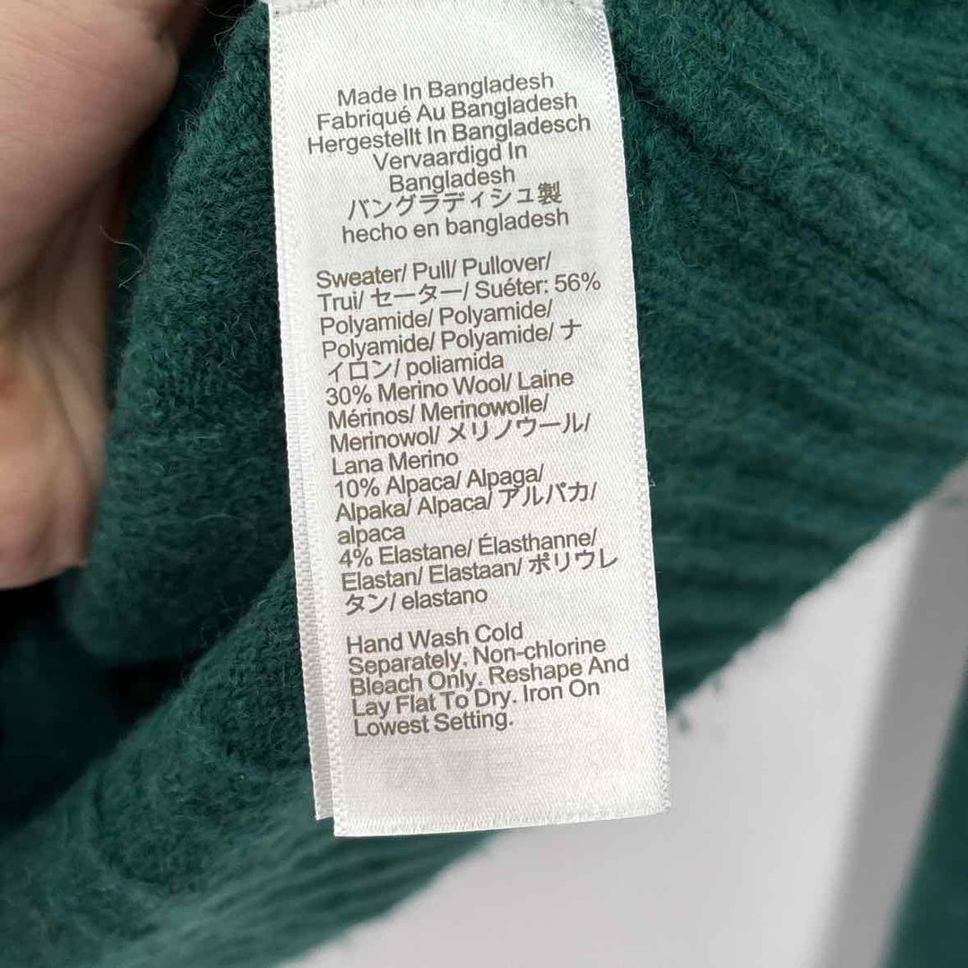 Size S J Crew Green Sweater