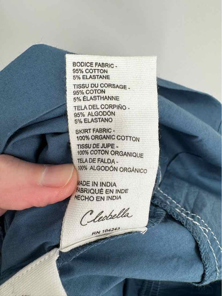 Size XS CLEOBELLA Blue Cotton Dress