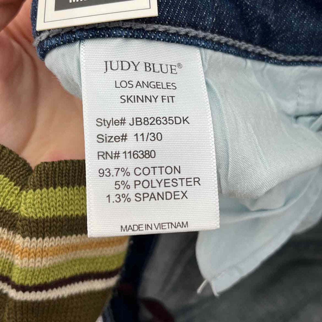 Size 11 JUDY BLUE Navy Denim Jeans