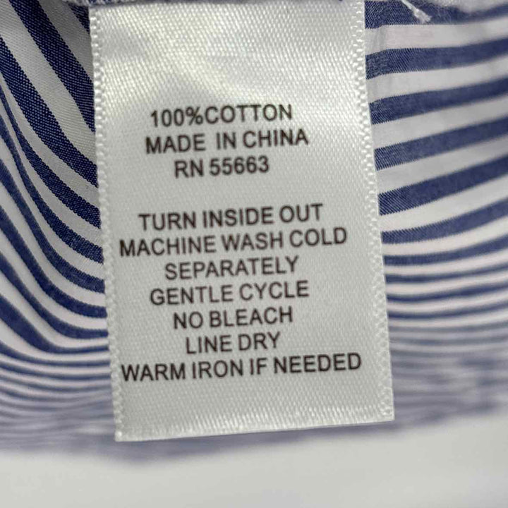 Size S NICOLE MILLER Blue Print Dress