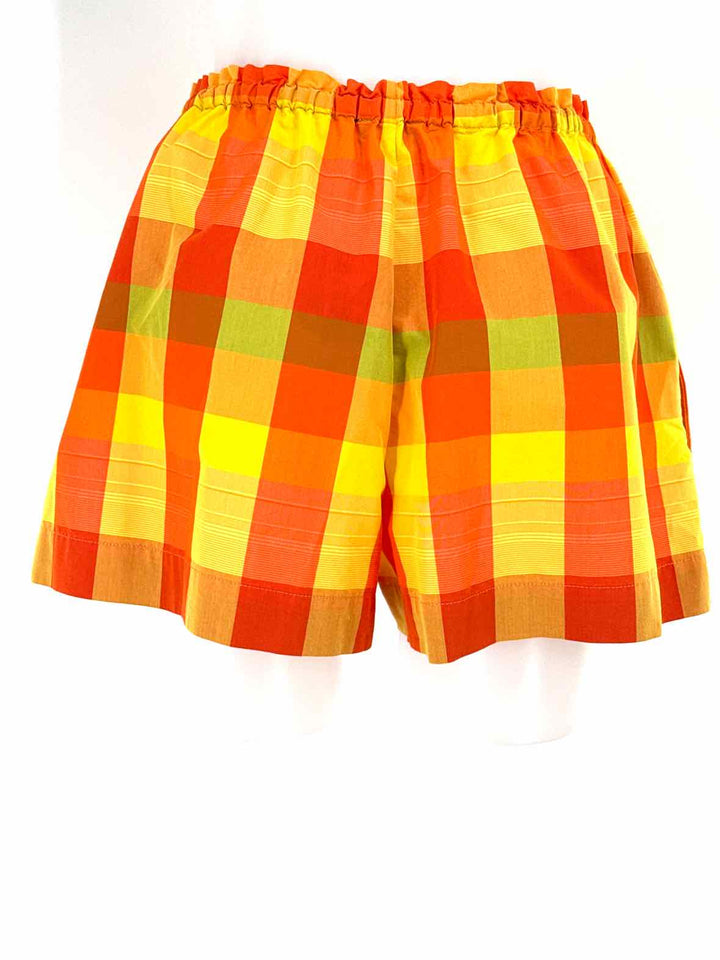 Size S 1. State ORANGE PRINT Shorts