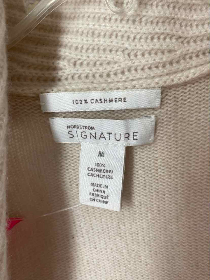 Size M NORDSTROM SIGNATURE Cream Sweater