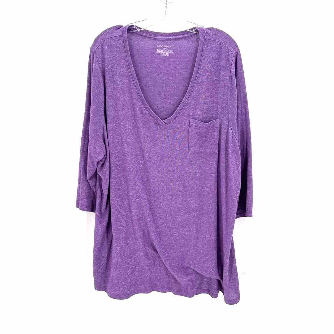 Size 18/20 LANE BRYANT Purple Knit Shirt