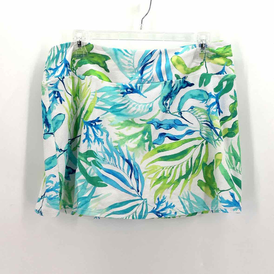 Size L TOMMY BAHAMA Blue Print Skirt