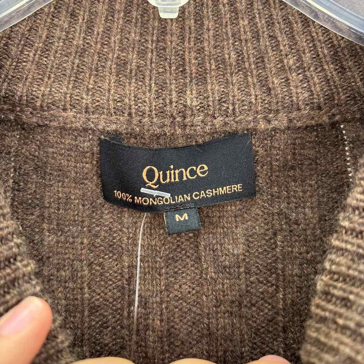 Size M QUINCE Bronze Knit Sweater