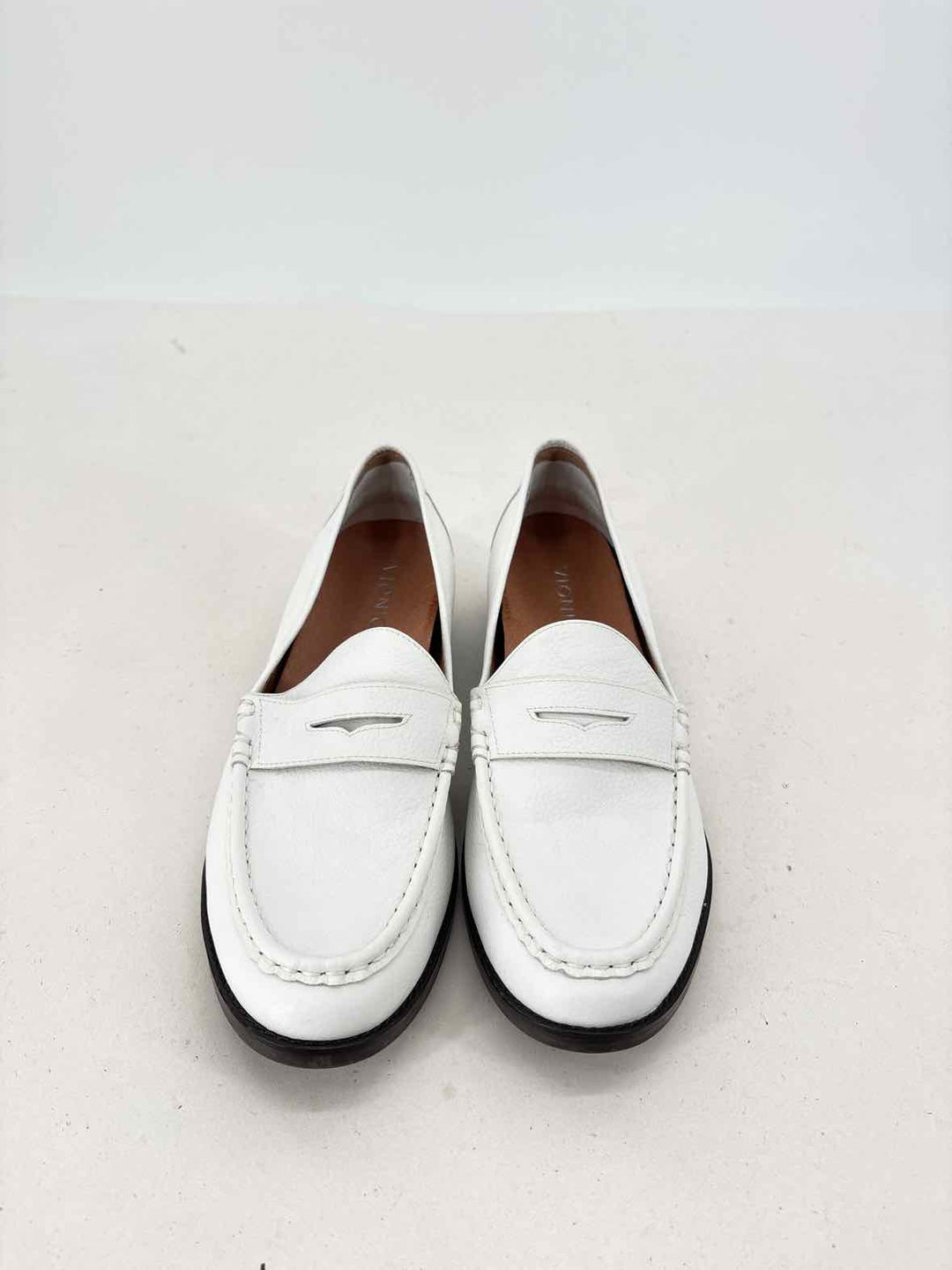 Shoe Size 10 VIONIC White Leather Loafers