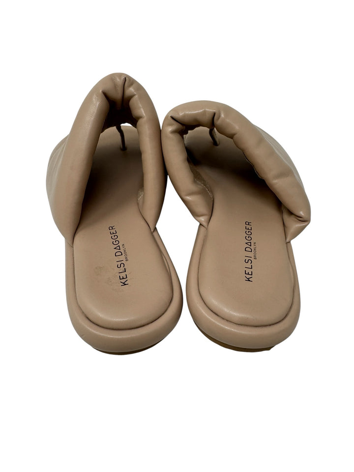 Shoe Size 7.5 KELSI DAGGER Beige Sandals