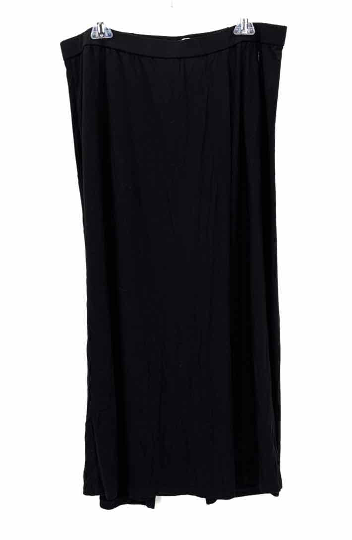 Size L Eileen Fisher Black Skirt