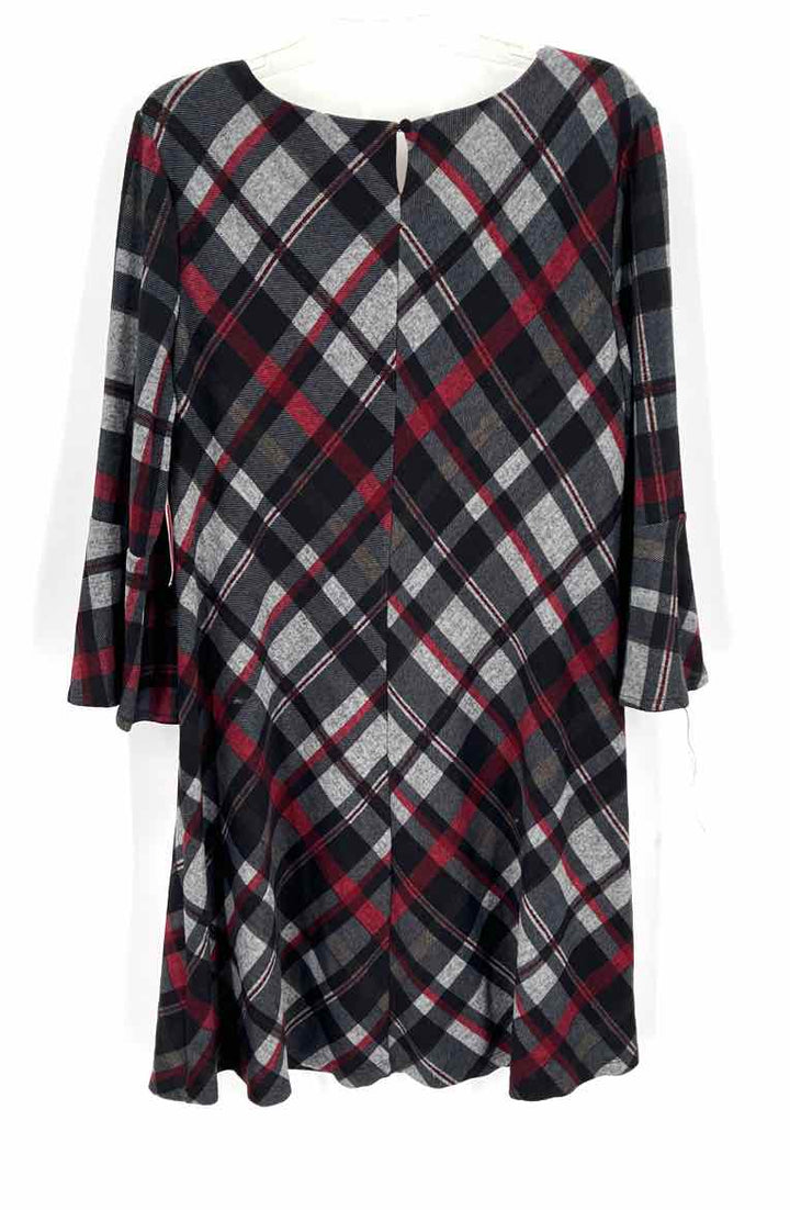 Size XL J HOWARD Black Print Dress