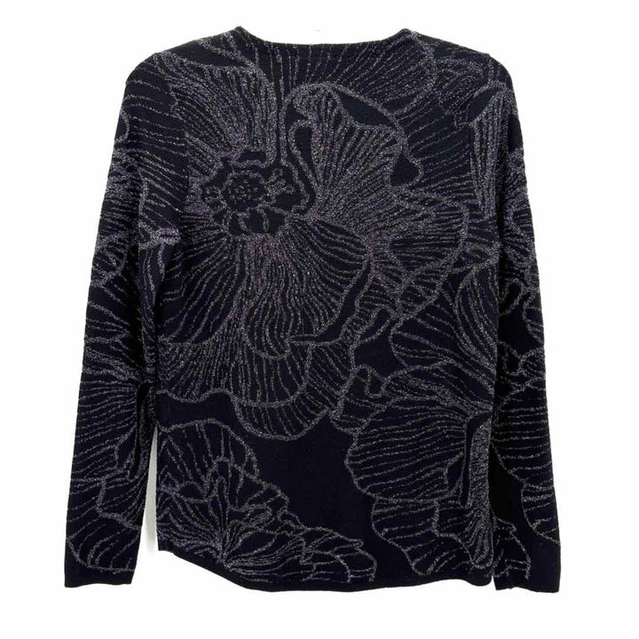 Size M Chico's Black Knit Sweater