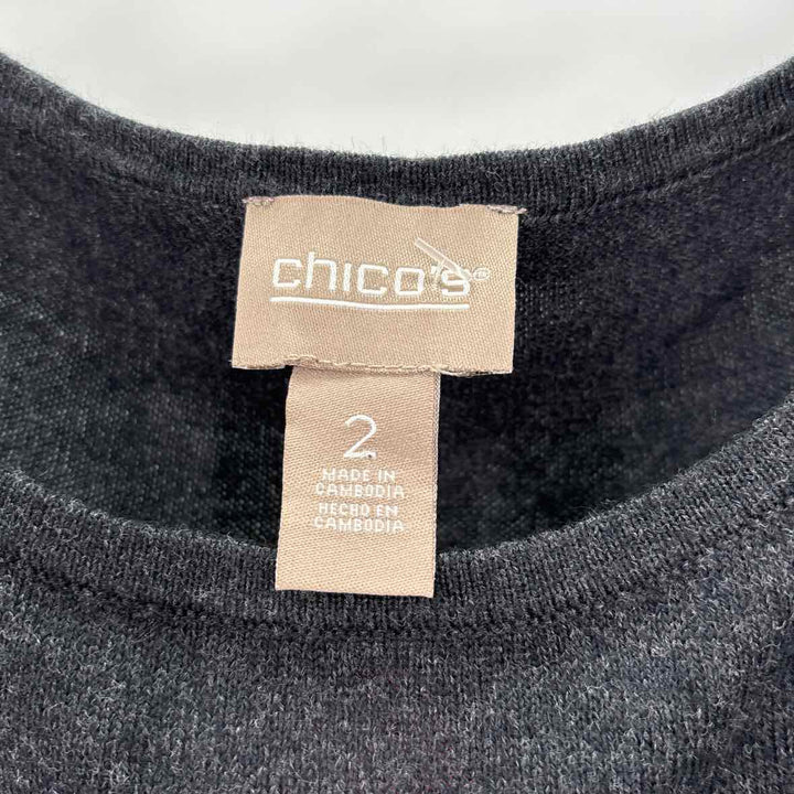 Size L Chico's Gray Sweater