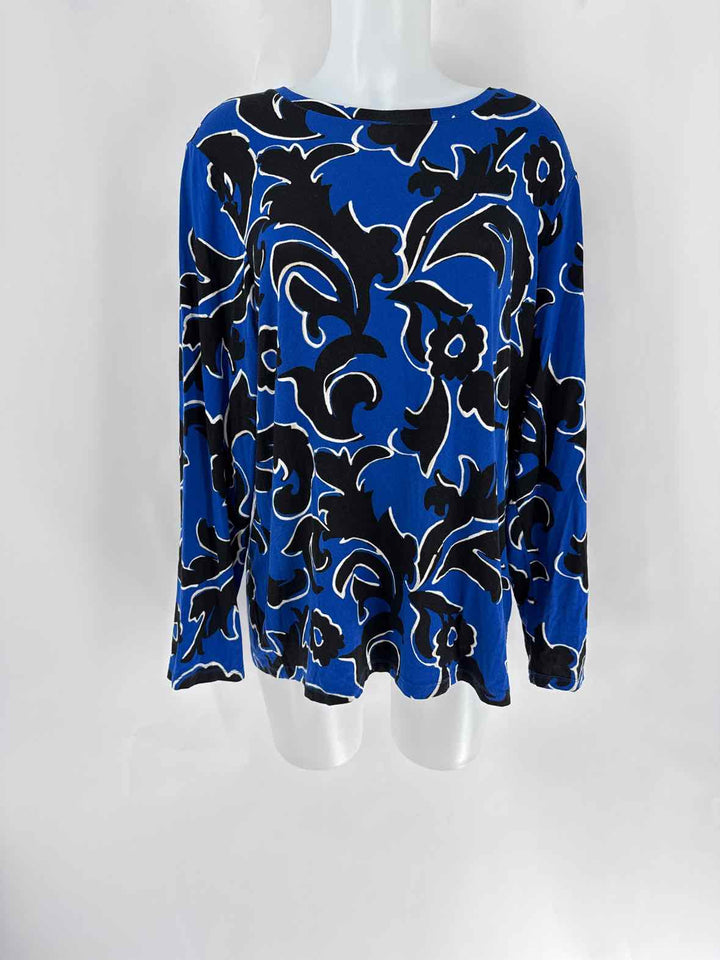 Size XL Chico's Blue Cotton Shirt