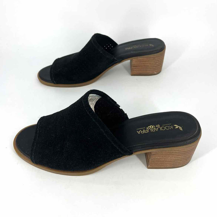 Shoe Size 10 KOOLABURRA Black Suede Sandals
