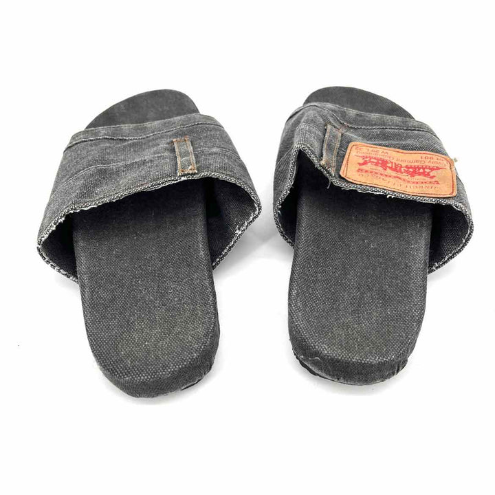 Shoe Size 8.5 Levi's Black Denim Sandals