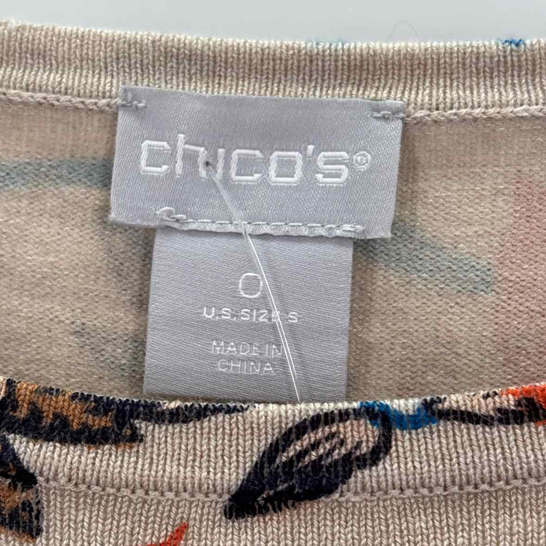 Size S Chico's Multi-Color Knit Shirt