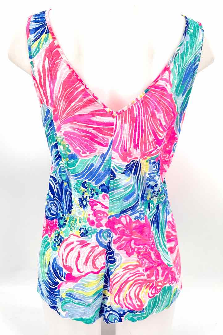 Size L Lilly Pulitzer Multi-Color Shirt