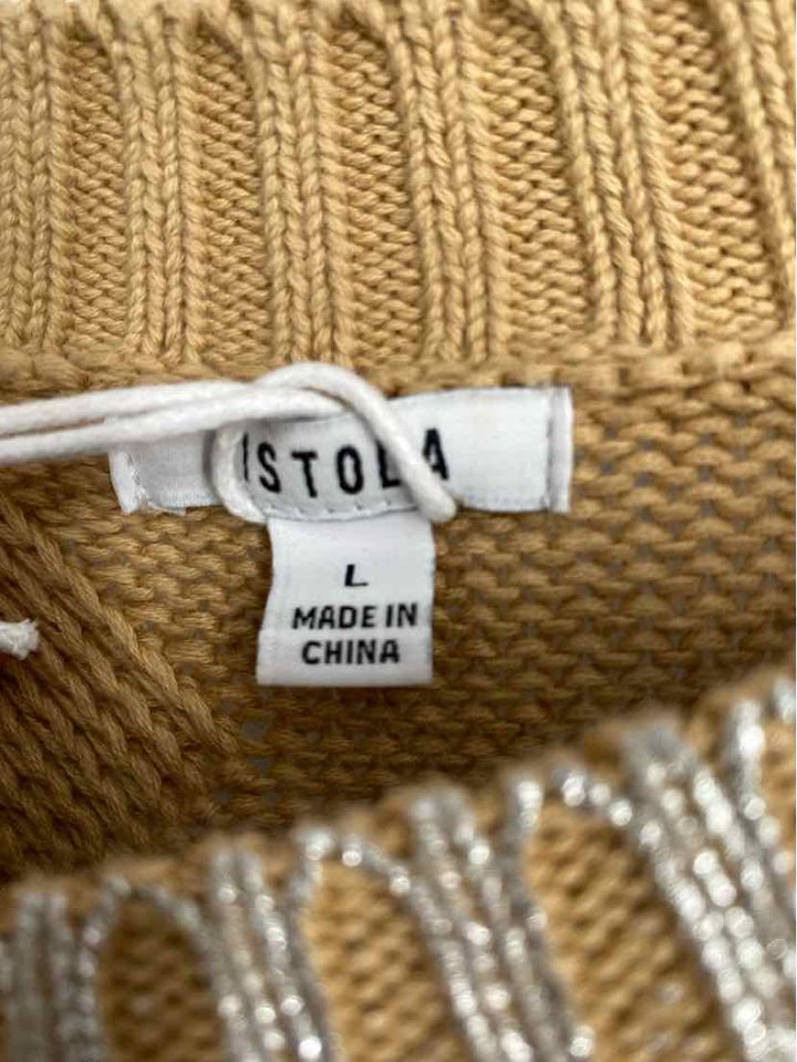 Size L Pistola Silver Sweater
