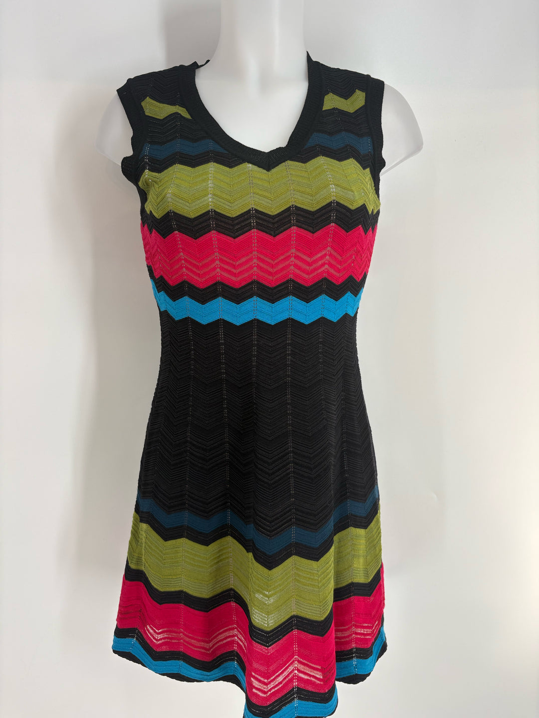 Size XS MISSONI Black Print Dress