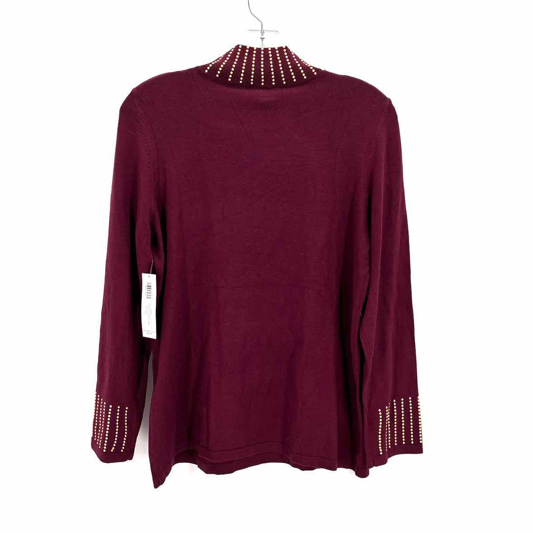Size M Chico's Burgundy Sweater