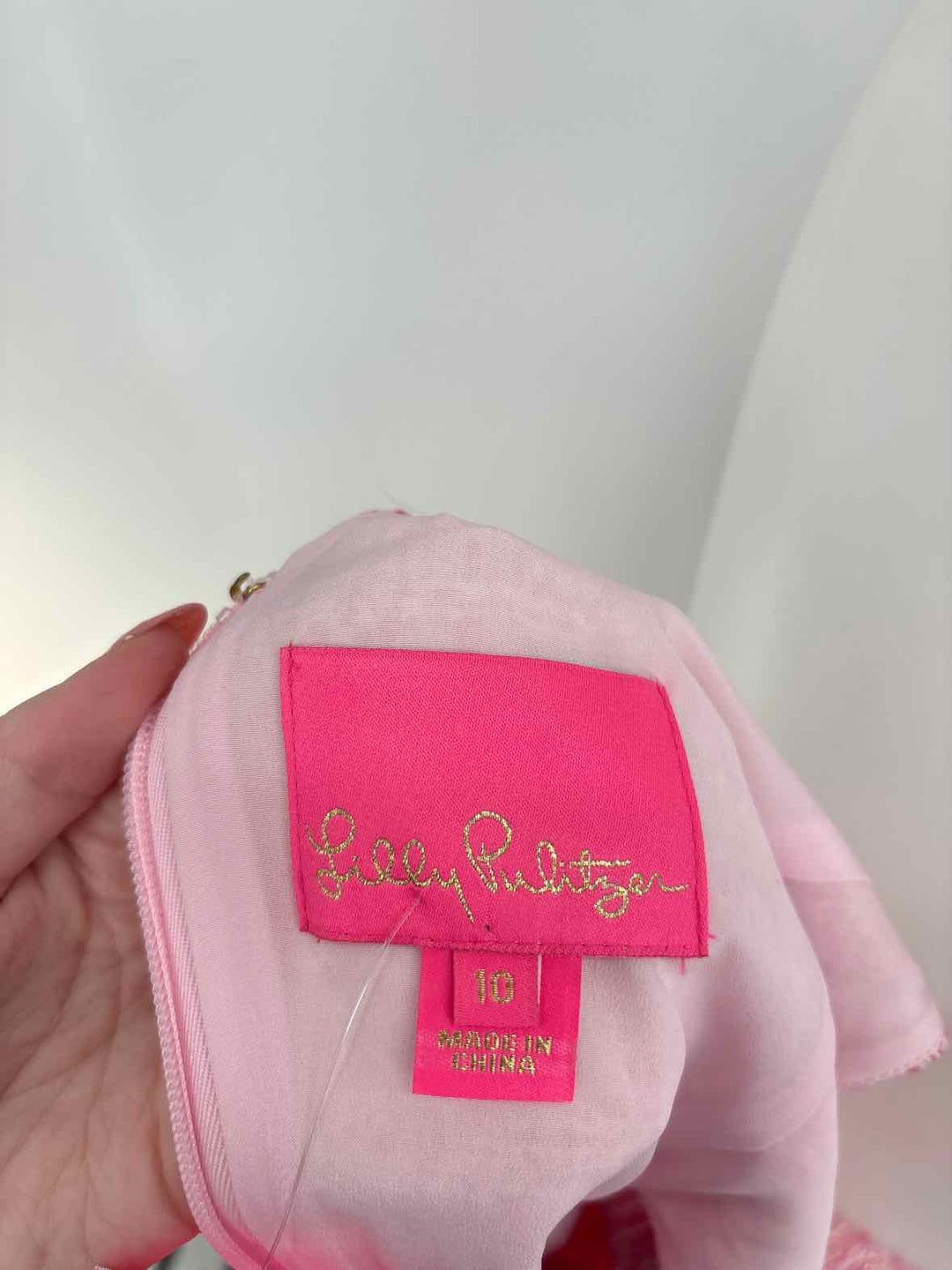 Size 10 Lilly Pulitzer Pink Tweed Dress