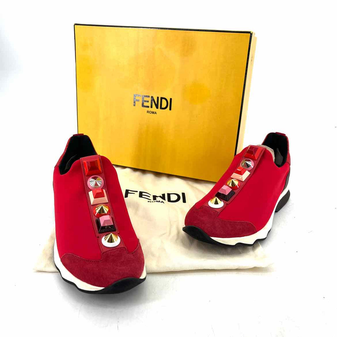 Shoe Size 37 Fendi Red Luxury - Sneakers
