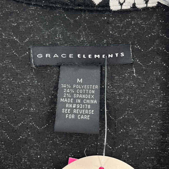 Size M GRACE ELEMENTS Black Jacket