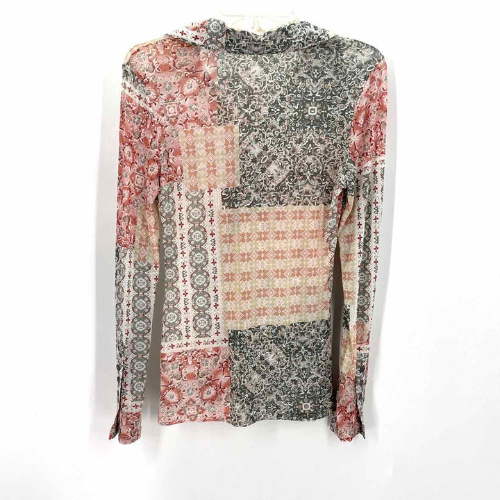 Size S PINK PRINT Shirt