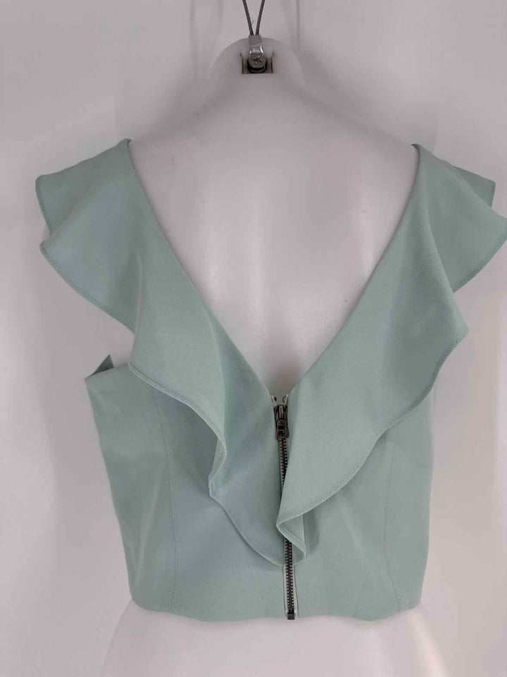 Size 10 Alice + Olivia Green Shirt