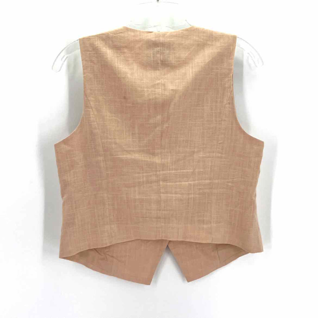 Size L Beige Linen 2 PC Dress