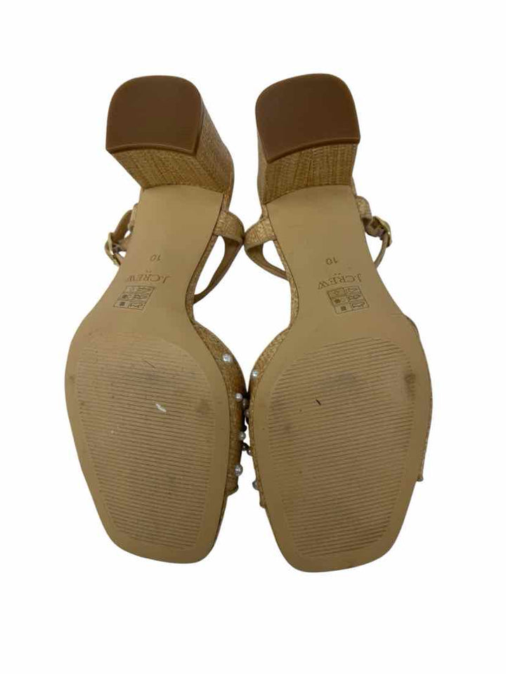 Shoe Size 10 J Crew Tan Sandals
