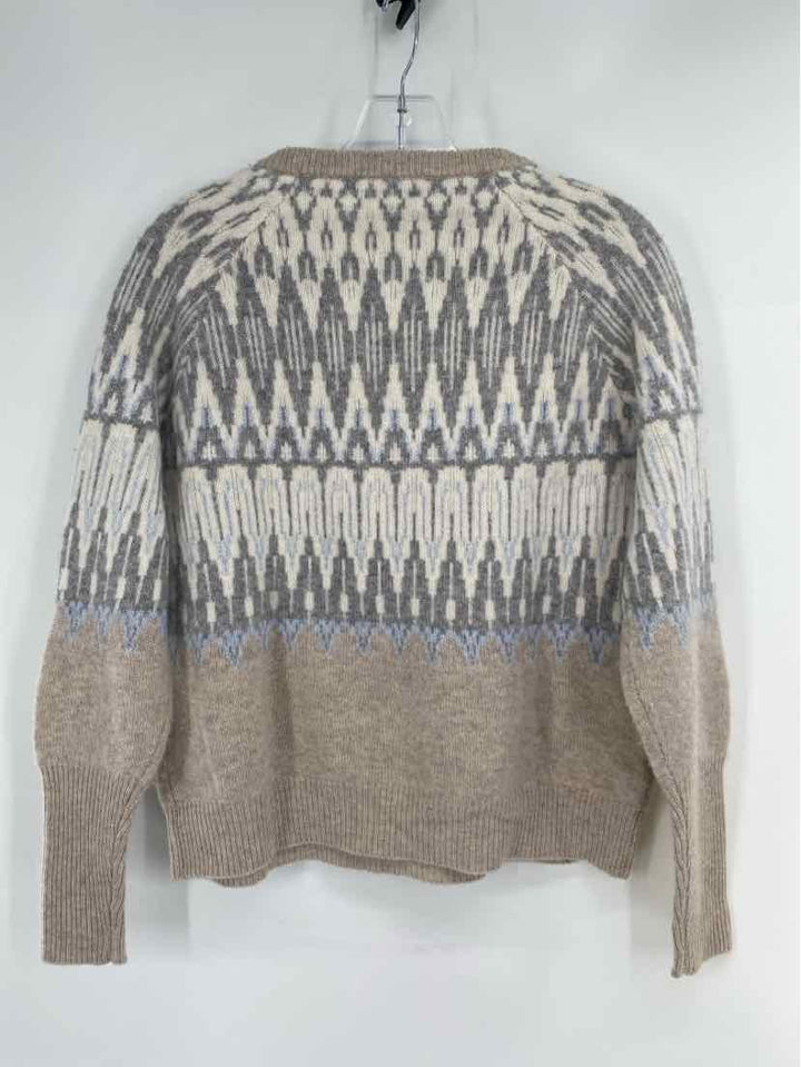 Size S KINROSS TAN PRINT Sweater