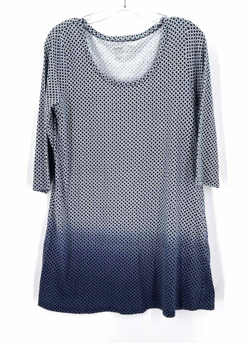 Size XS J JILL Navy Dress