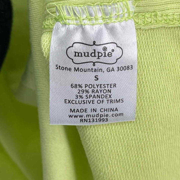 Size S Mud Pie Lime Green Shirt