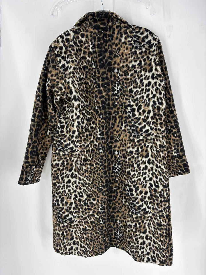 Size M WORTH Brown Print Jacket