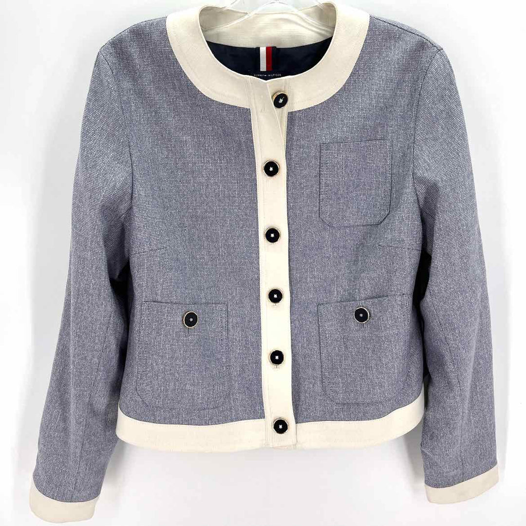 Size 6 TOMMY HILFIGER Blue Jacket