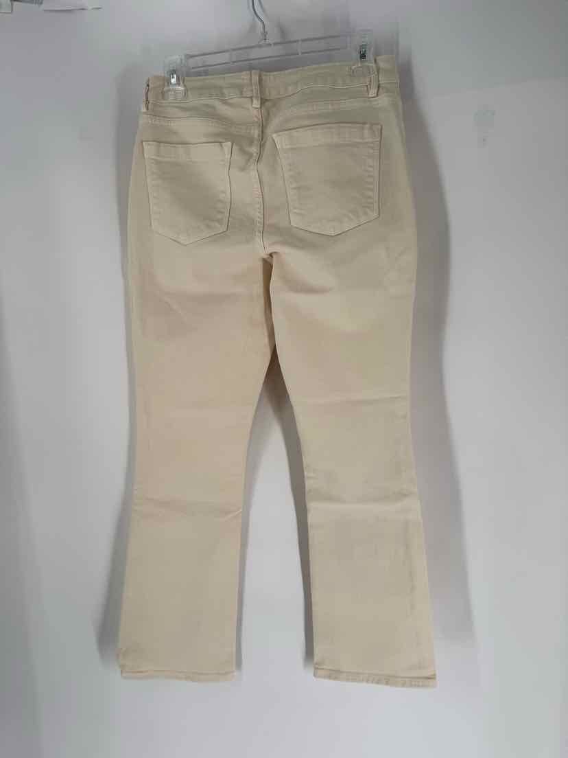 Size 28 ANN MASHBURN Cream Pants