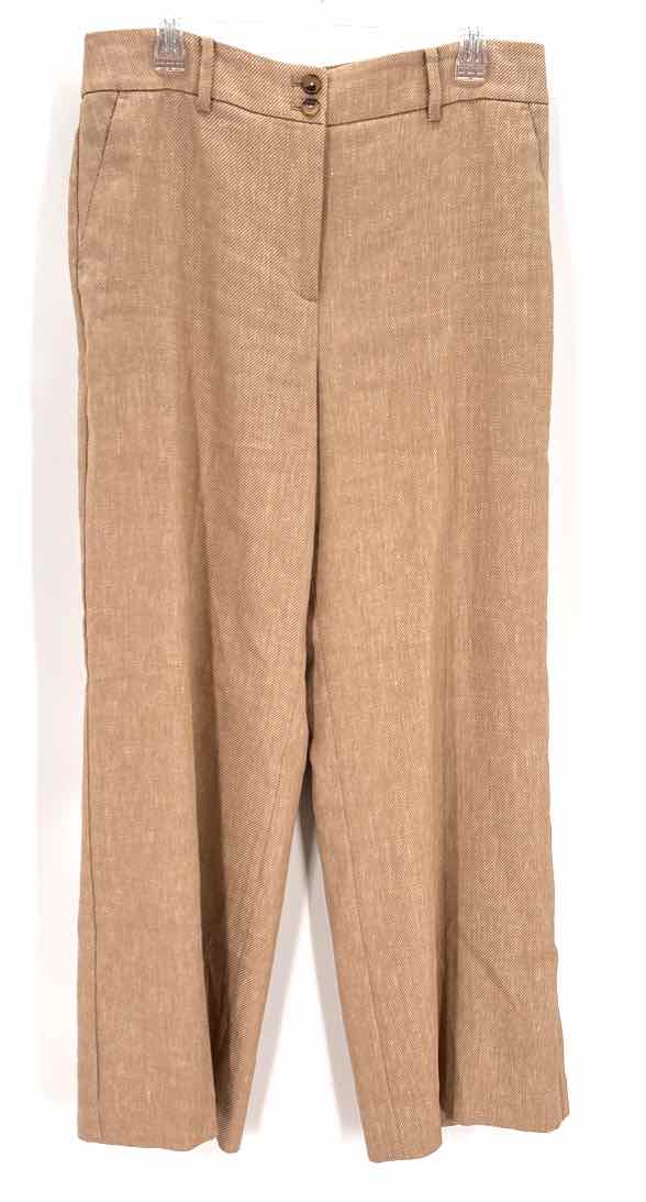 Size 12 Talbots TAN PRINT Pants