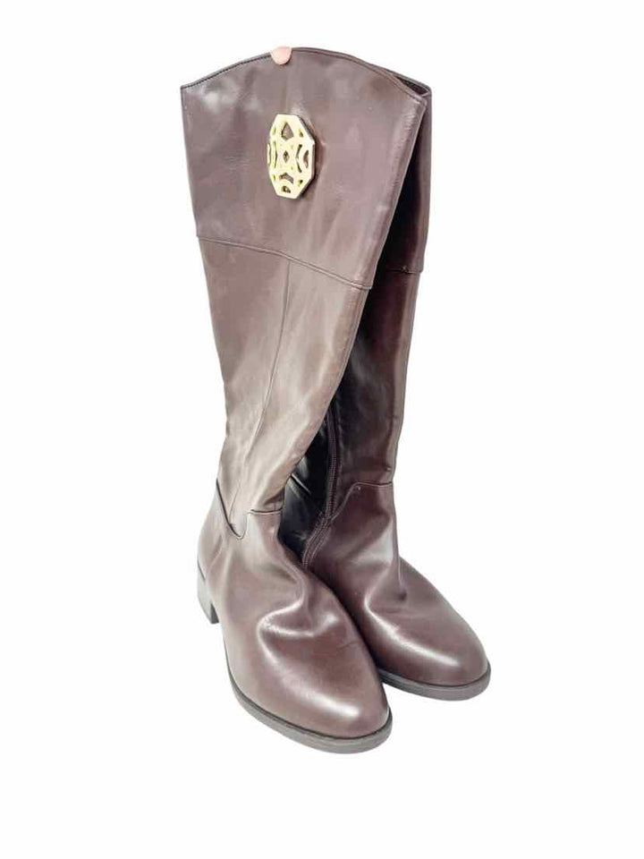 Shoe Size 8.5 Brown Leather Boots