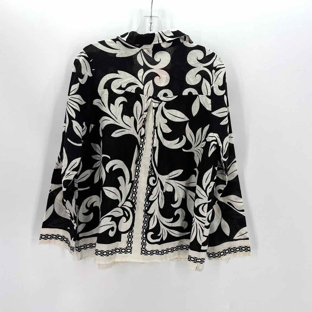 Size M RACHEL ZOE Black/White Shirt