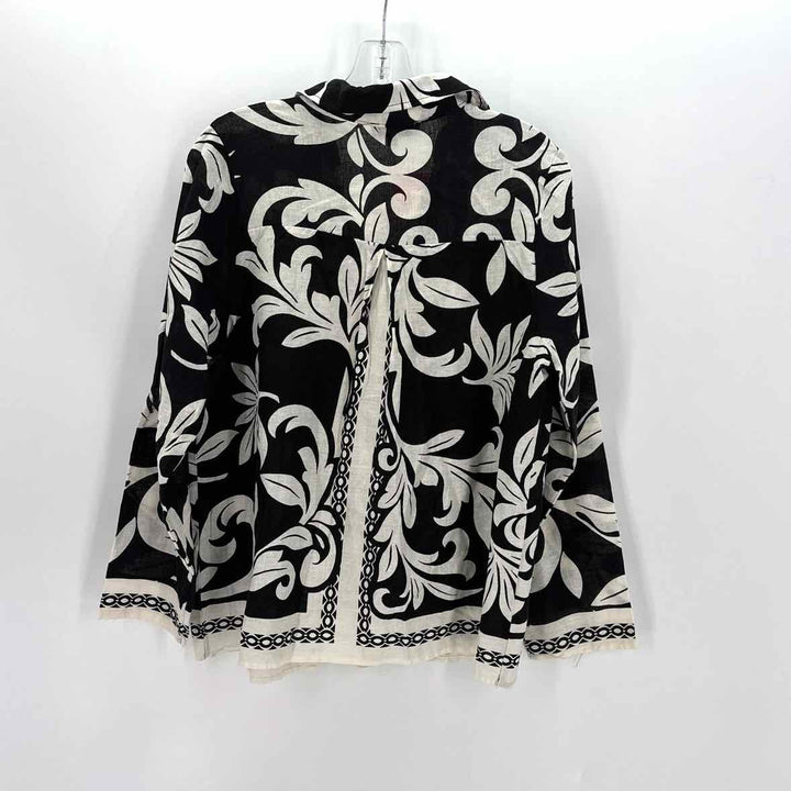 Size M RACHEL ZOE Black/White Shirt