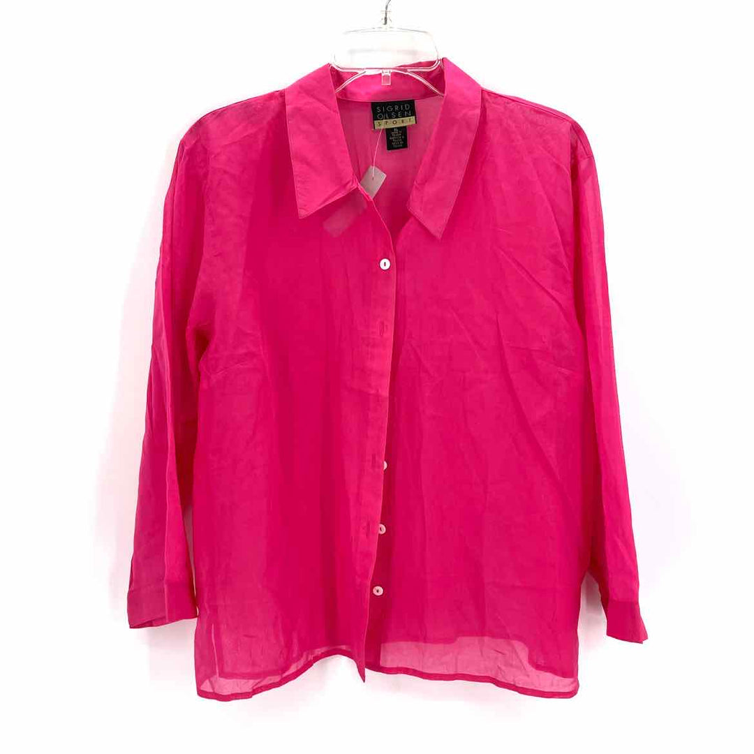 Size XL SIGRID OLSEN Pink Shirt