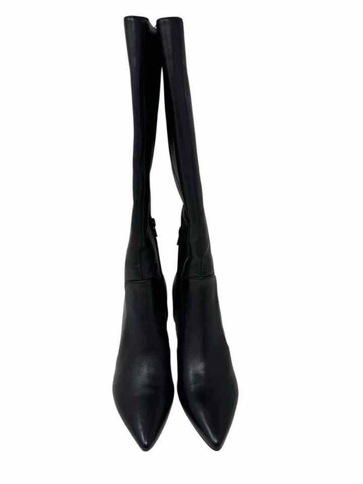 Shoe Size 8 Nine West Black Leather Boots