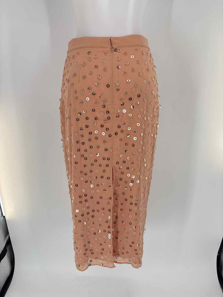 Size 4 Banana Republic Peach Skirt