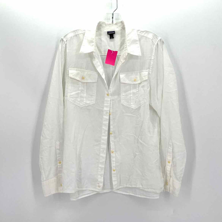 Size L PATAGONIA White Cotton Shirt