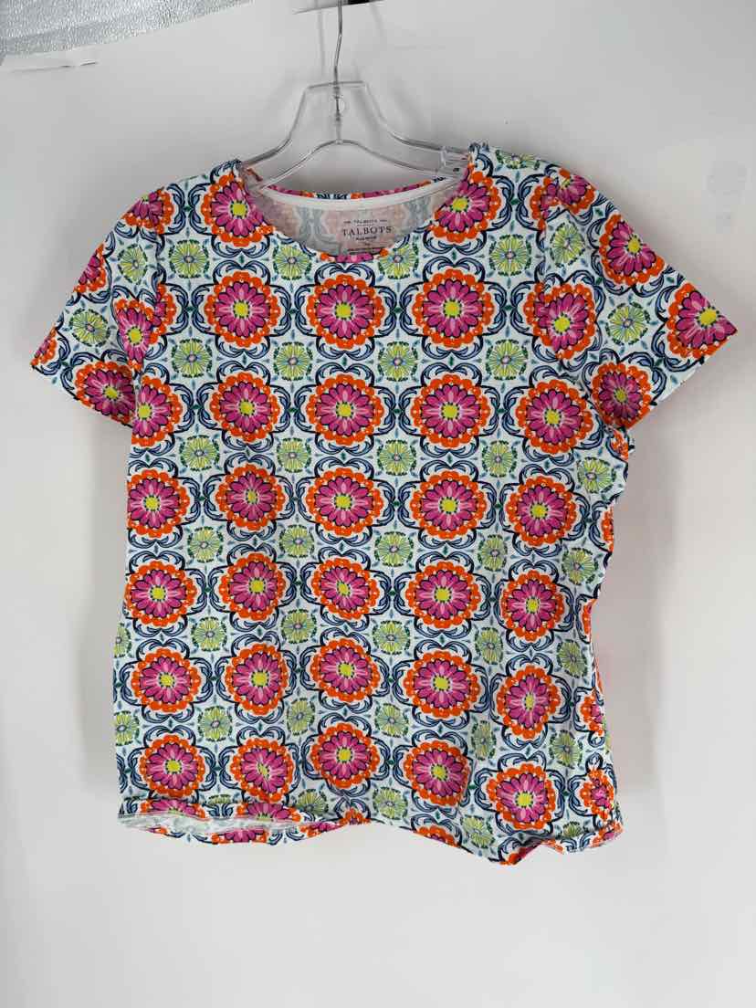 Size XL Talbots Multi-Color Cotton Shirt
