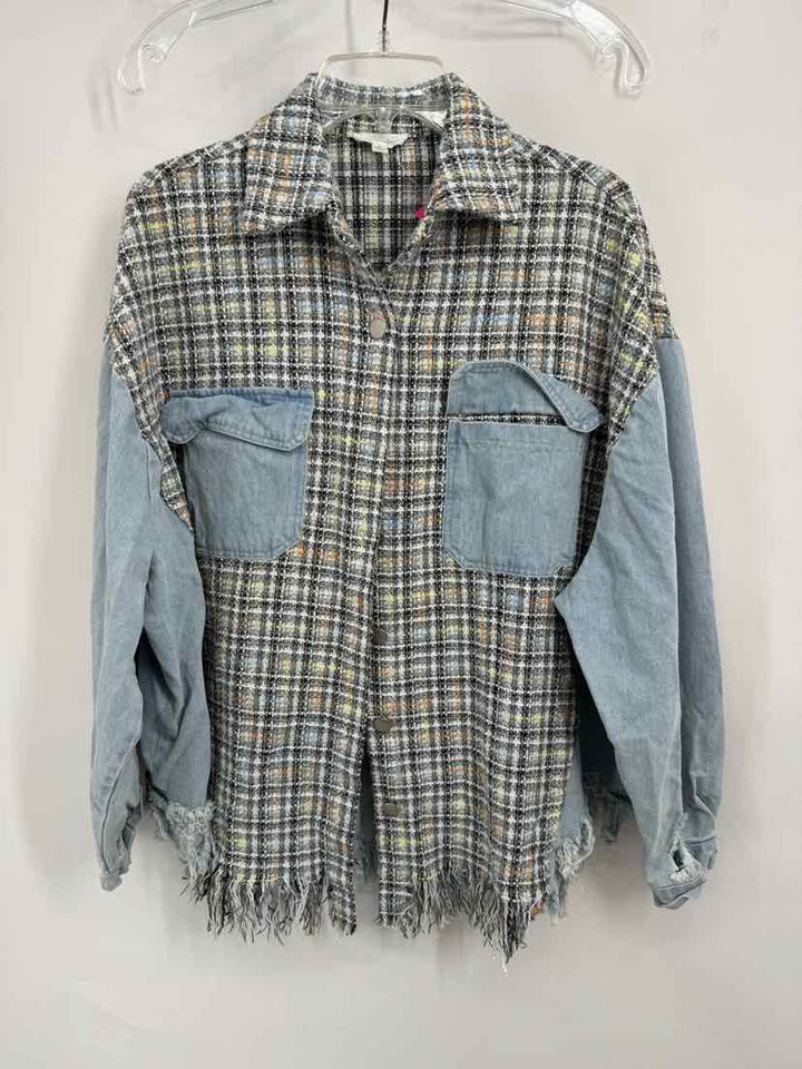 Size S Denim Tweed Jacket