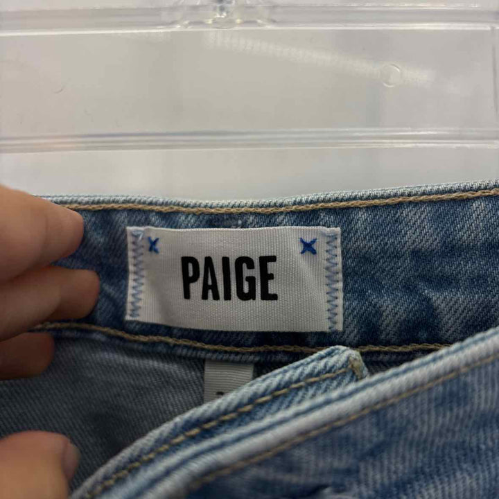 Size 30 PAIGE Light Blue Denim Skirt