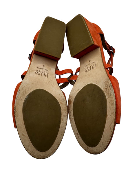 Shoe Size 9 Eileen Fisher Orange Suede Sandals