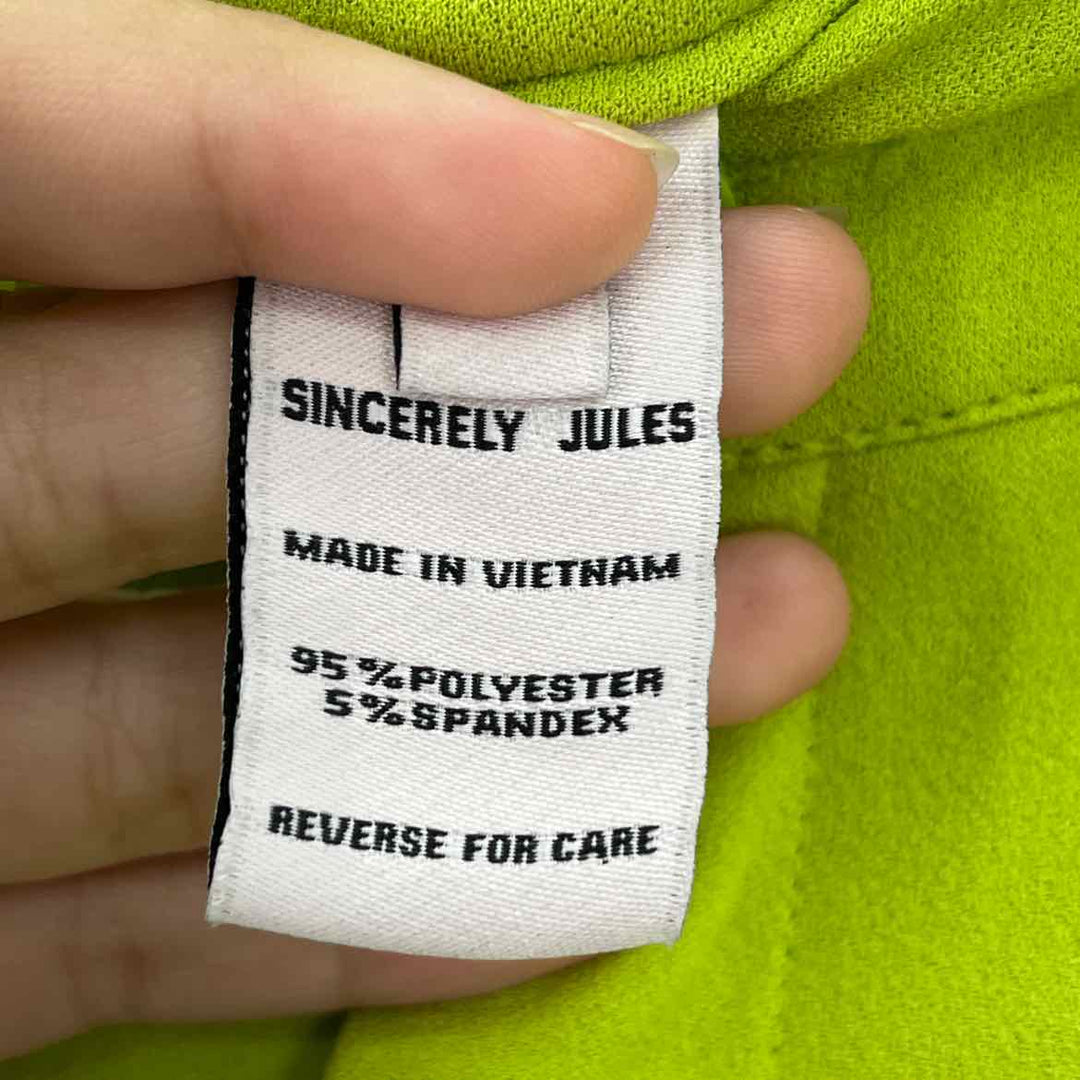 Size 0 SINCERELY JULES Lime Green Pants